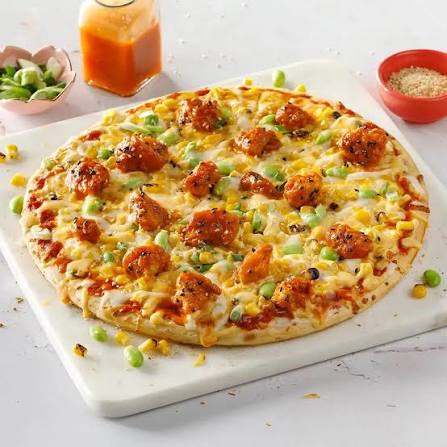 Pizza coreana de queso